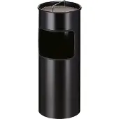 Sonstiges Ascher-Papierkorb, 30 Liter - Schwarz