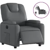 Sonstiges Relaxsessel Elektrisch Grau Kunstleder