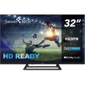 Smart Tech 32HN01V3, 32 Zoll (80 cm), HD-fähig Kein Smart-Fernseher, 3xHDMI, 2xUSB