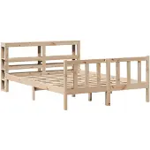 Syfax Massivholzbett ohne Matratze 160x200 cm Kiefernholz