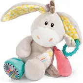 Nici Activity Schmusetier Esel Muli, My First , Greifspielzeug, Plüschtier, Plüsch, Polyester, Bunt, 23 cm, 42076