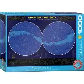 Eurographics Puzzle Karte des Himmels 1000 Teile