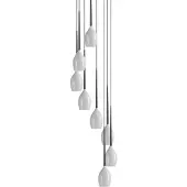 Azzardo Izza Hängeleuchte Weiß, 56 cm Durchmesser, E14, höhenverstellbar bis 260 cm