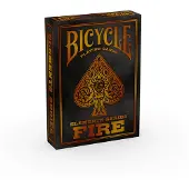 Cartamundi Bicycle Kartendeck - Fire Spielkarten Kartenspiel Pokerkarten Single Deck
