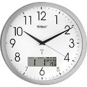 Mebus 19422 Funkgesteuerte Wanduhr Elektronischer Wecker, mehrfarbig, Einzigartig