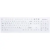 Contour Design Design Active Key AK-C8100F-FUS-W/GE, Kabellos, RF Wireless, Membran Key Switch, QWERTZ, Weiß