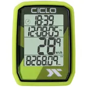 Ciclosport Protos 205 Funk Fahrradcomputer Fahrradtacho 4 Zeilen Display ohne Tasten