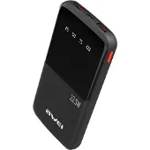 Awei Powerbank P10K 10000 Mah 22.5W Schwarz/Schwarz