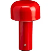 Luxus Europe - Tischlampe Touch Luna Rot - Kabellose LED-Tischlampe für den Innenbereich – USB-C wiederaufladbar