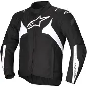 Alpinestars T-Jaws V4 wasserdichte Motorrad Textiljacke, schwarz/weiß, XL