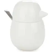 Balvi Zuckerdose Birdie Porzellan - mit Löffel
