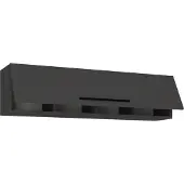 VCM Holzregal hängend | platzsparendes Regal | Maße: H. 115 x B. 30 x T. 30 cm | Elegantes Regal hängend | Aufbewahrungsregal | Bücherregal | Wandboard - Arila XL