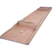 Coppens Longfield Dutch Shuffleboard 200 cm | Sjoelbak groß aus Holz | Inklusive 30 Spielscheiben