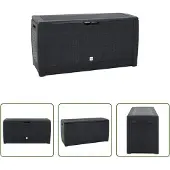 The Living Store Gartentruhe Anthrazit 119x48x60 cm Polypropylen