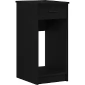 vidaXL Computerschrank mit Schublade Schwarz 35x45x77 cm