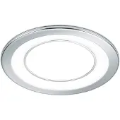 TRIO Einbauleuchte CORE Ø 14,8cm Chromfarben