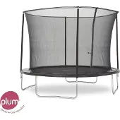 Plum Fun Trampolin mit Sicherheitsnetz - Schwarz - 305 cm