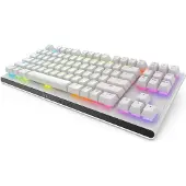 Alienware AW420K, Kabelgebunden, USB, Mechanischer Switch, QWERTY, RGB-LED, Weiß