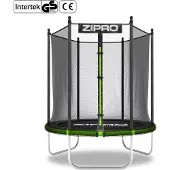 Zipro Trampolin Jump Pro Out | 4FT Ø 127 cm | Gartentrampolin Kindertrampolin Komplett-Set inkl. Außennetz, Randabdeckung, Outdoor, Grün