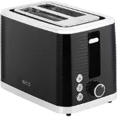 Ecg ST 2750 Stripe | Toaster | Schwarz | 7 wählbare |