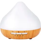 Grundig Aroma Diffuser Luftbefeuchter 300ml Elektrischer Duftöl Diffuser Mit LED-Licht und Timer - Diffusor Für Ätherische Öle - Ohne Kabel - Weiß