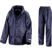 Result Core Regenanzug für Kinder BC915 (11-12 Jahre (144-152 cm)) (Marineblau)