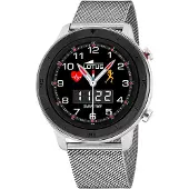 Lotus Herren Uhr Multifunktion Edelstahl Leder silber schwarz UL50021/1