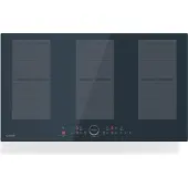 Klarstein Delicatessa 90 Induktionskochfeld – 6-Zonen-Einbaukochfeld, 10.500 W Mit Flexzone Und Boostern, Schieberegler, Timer Und Kindersicherung, Glaskeramik Schwarz, 90-cm-Design