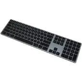 Matias kabellose USB-C Aluminum Tastatur Mac deutsch QWERTZ space grau