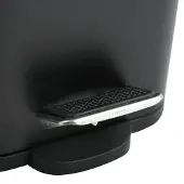 Spirella Treteimer Vienne - schwarz - 5L - Metall - 28 x 14 x 29 cm
