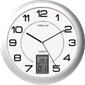 Unilux Hochpräzise Wanduhr In Metallic-grau 30 Cm