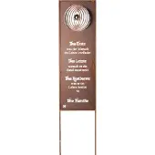 HOME DELUXE - Gartenschild - Family - Edelrost