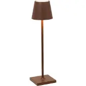 Zafferano Poldina PRO Micro Tischlampe Corten