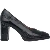 Wonders Hochhackige Pumps Denis mit Profilsohle und zusätzlicher Flexibilität aus Leder