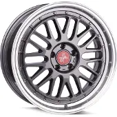 KESKIN 19 Zoll KT22 5x120 ET35 Alufelgen TITAN GREY LIP POLISH