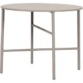 Ebuy24 Pesetos Gartentisch Ø50 Cm grau.