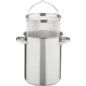 GSW Spargel- und Spaghettitopf 16 cm mit Glasdeckel, 643160, Edelstahl rostfrei, ca. 4,2 L