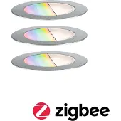 Paulmann Plug & Shine LED Bodeneinbauleuchte Floor 3er-Set