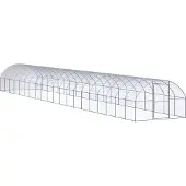Syfax Outdoor-Hühnerstall 3x20x2 m Verzinkter Stahl