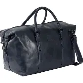 Mustang Leder Reisetasche Natal Manchester Travelbag Navy dunkelblau
