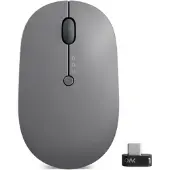 Lenovo Go Multi-Device, Beidhändig, Optisch, RF Wireless + Bluetooth, 2400 DPI, Schwarz, Grau