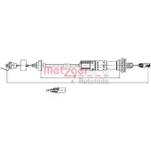 METZGER 11.3043 Kupplungsseil Seilzug passend für PEUGEOT 206 Schrägheck (2A/C) 910/610mm