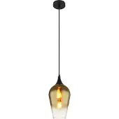 Globo Hängeleuchte Metall schwarz matt, 1x E27