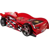Vipack Autobett Night Speeder 90 x 200cm - Rot