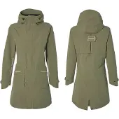 Basil Fahrradzubehör Regenparka Mosse Women Olive Green XL - Bekleidung.
