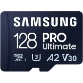 Samsung PRO Ultimate microSD - 128GB - Inklusive SD-Adapter - UHS-I/U3/Full HD/4K UHD