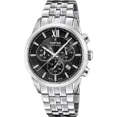 Festina Chronographen Chrono Swiss Made Black