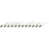 Equip LC/PC-Glasfaser-Pigtail 12-farbiger Satz, OM3, 1.0m, 1 m, OM3, LC