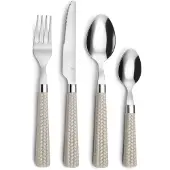 Amefa Besteck-Set Paille Grau 24 Stück Metall