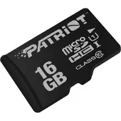 Patriot Memory PSF16GMDC10, 16 GB, MicroSDHC, Klasse 10, UHS-I, 80 MB/s, Class 1 (U1)